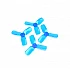 2 Pairs 2030 3 Blades 2 Inch Clear Propeller CW&CCW Blue