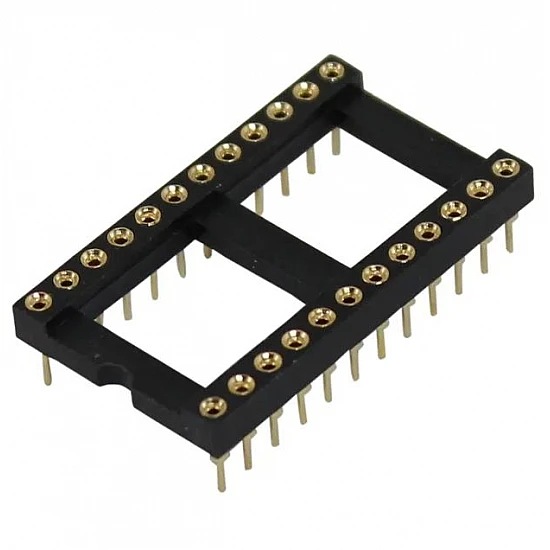 28 Pin Wide Machine tooled IC Socket (Round IC Base)