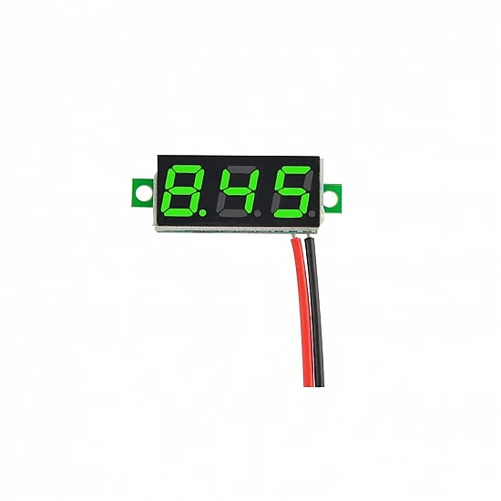 0.28-inch Green Ultra-Small Digital 3.2-30V DC Voltmeter
