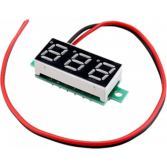 0.28-inch Red Ultra-Small Digital 3.2-30V DC Voltmeter