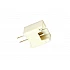 1.25mm Pitch Vertical Straight Pin Header Heat Resistant In-Line Connector - 2-Pin Straight Leg (Close)