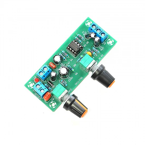 10-24V Subwoofer Preamplifier Board - Single Supply Low-Pass Filter