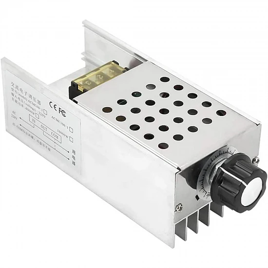 10000W High-Power SCR Electronic Voltage Regulator with Protective Housing