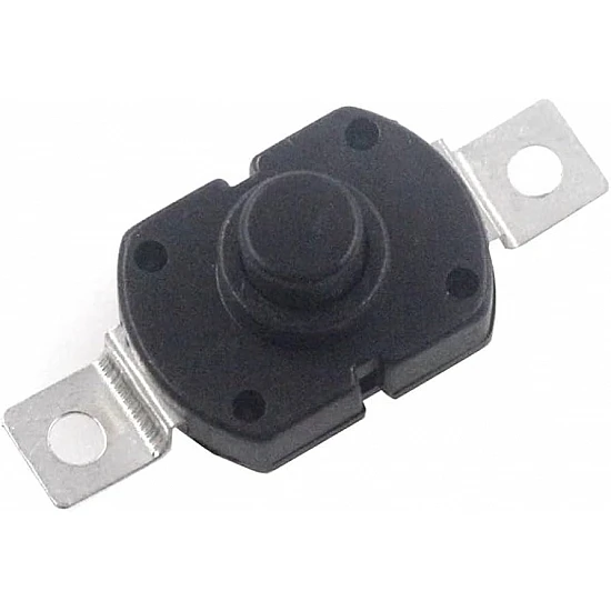1712 Flashlight Switch Self-Locking 2-Pin Long Curved Feet (Iron)