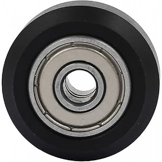 20 Series Black POM V-Wheel with MR115 Bearing for 2020 Profile