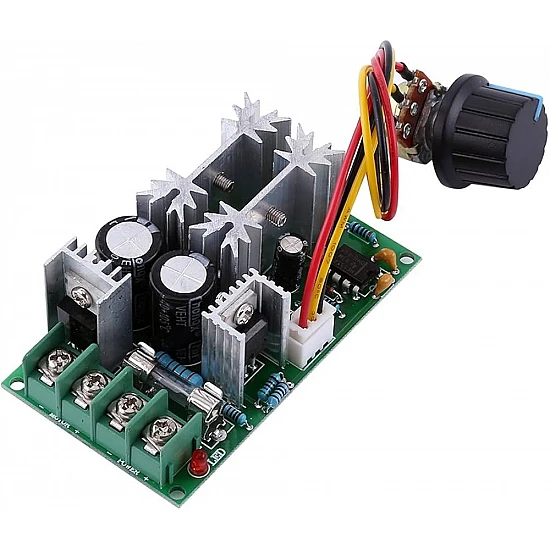 20A PWM DC Motor Speed Controller - 12V/24V/36V/48V High Power Drive