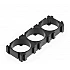 21700 1x3 Black Lithium Cell Holder