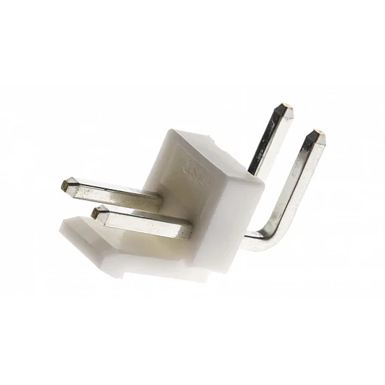 3.96mm Spacing 2 Pin Curved Header Connector