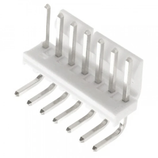 3.96mm Spacing 7 Pin Curved Header Connector