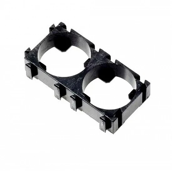 32650 1x2 Black Lithium Cell Holder