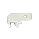 6.3mm Flag-Shaped PCB Inserts 250 Type Elbow with Positioning Pads
