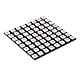 64-Bit WS2812B 5050 RGB LED Round Development Board - Full Color Addressable