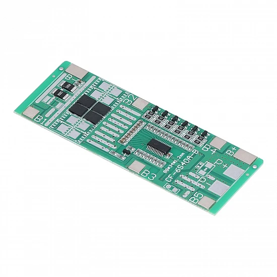 6S 24V 10A Li-ion Battery Protection Board with Equalization - Integrated BMS