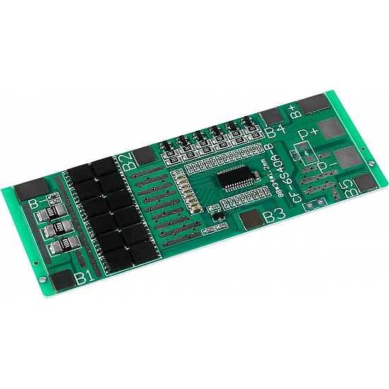 6S 24V 40A Li-ion Protection Board with Equalization - Integrated BMS