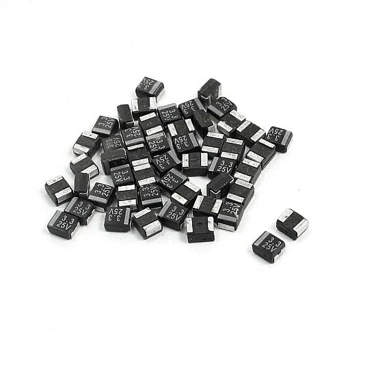 B-type Black 1UF 35V Tantalum Capacitor