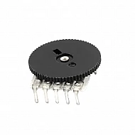 B503 50K Dial Gear Potentiometer 16x2mm 3-Pin Volume Control