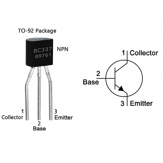 BC337-25 NPN Type Direct Plug Crystal Transistor