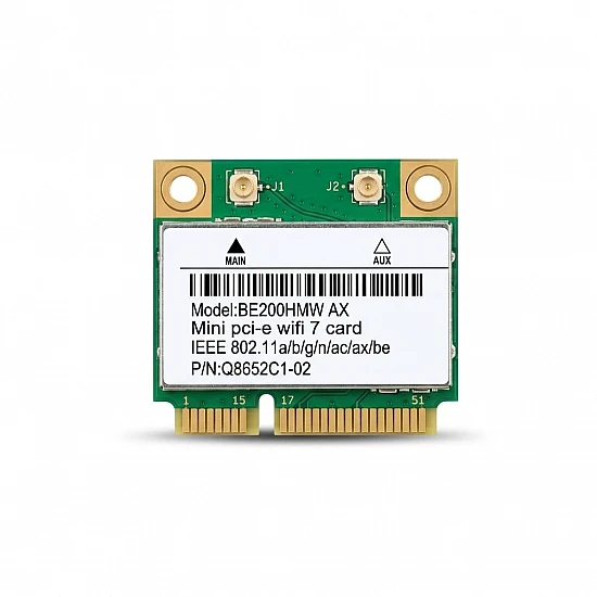 BE200 Mini PCIe Wi-Fi 7 Tri-Band Network Card Bluetooth 5.4