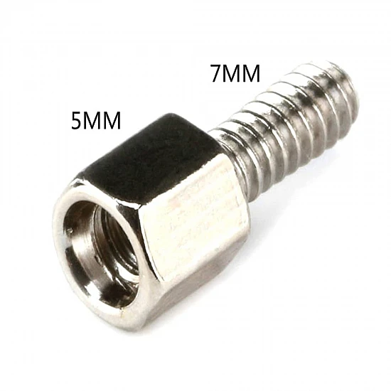 DB9 VGA Connector Screw British Nickel-Plated Iron Standoff Nut