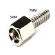 DB9 VGA Connector Screw British Nickel-Plated Iron Standoff Nut