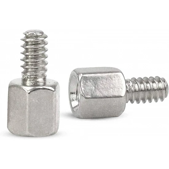 DB9 VGA Connector Screw British Nickel-Plated Iron Standoff Nut