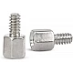 DB9 VGA Connector Screw British Nickel-Plated Iron Standoff Nut