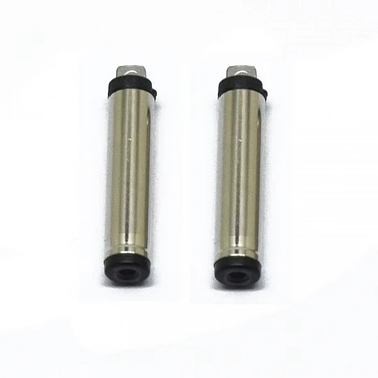 DC35135 3.5x1.35mm Tuning Fork Male DC Power Plug - Black Plastic