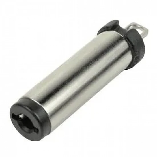 DC5521 5.5x2.1mm Tuning Fork Male DC Power Plug - Black Plastic
