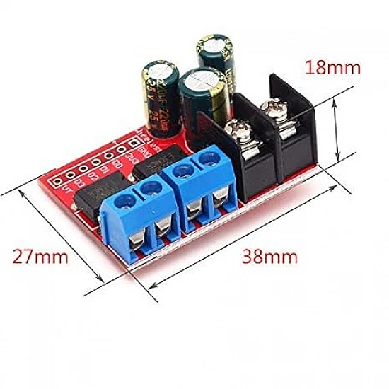 Dual-channel 5A DC Motor Driver Module With PWM Speed Regulation Dual H-bridge Super L298N