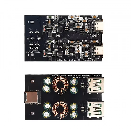 Dual-Channel SW3518 Fast Charging Module - 100W QC4.0 PD3.0 Full Protocol Motherboard