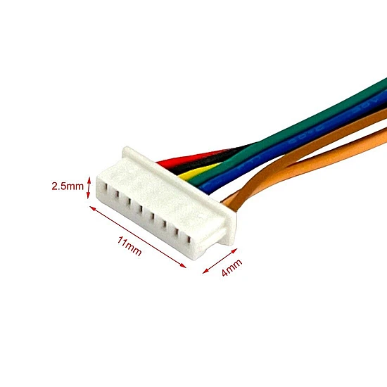 Dual Head 8 Pin JST-XH 1.25mm Wire