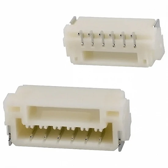 GH 1.25mm Pitch GH-6P SMT Horizontal Socket Connector with Lock