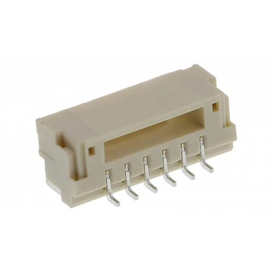 GH 1.25mm Pitch GH-6P SMT Horizontal Socket Connector with Lock
