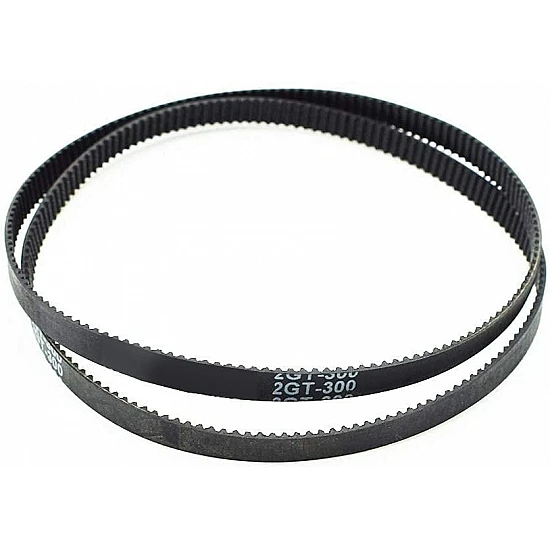 GT2 300mm Closed Loop Rubber Timing Belt 6mm Width