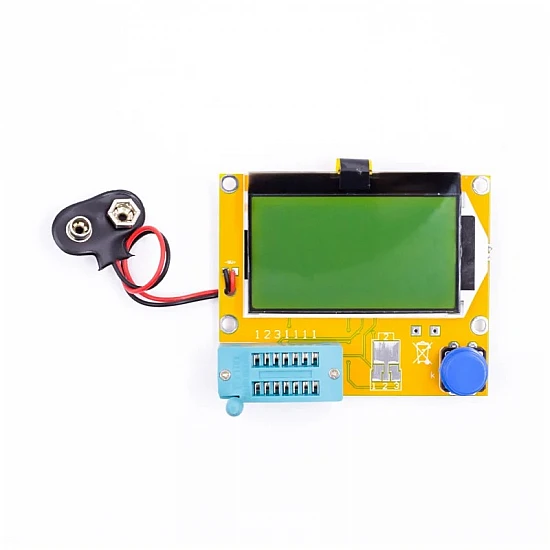 LCR-T4 Graphical Transistor Tester with Resistor, Capacitor, ESR, and SCR LCD Display