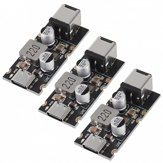 PD65W Fast Charging Module DC5521 Input Type-C PD3.1 PPS QC3.0 Huawei SCP