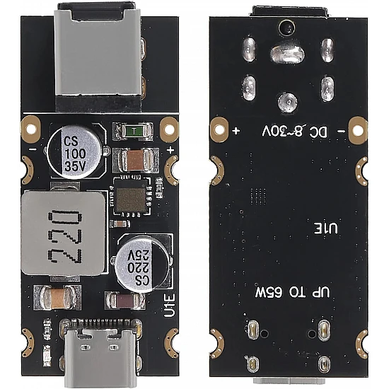 PD65W Fast Charging Module DC5525 Input Type-C PD3.1 PPS QC3.0 Huawei SCP