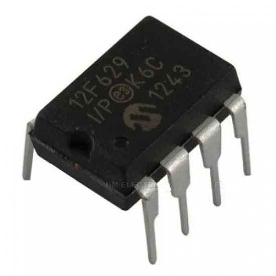 PIC12F629-I/P 8-Bit Flash Microcontroller with EEPROM DIP-8