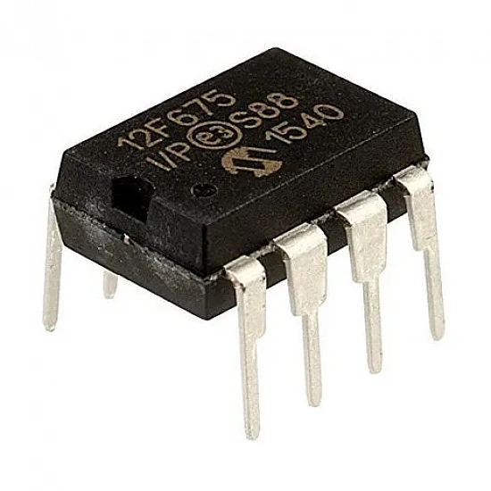PIC12F675-I/P 8-Bit Flash Microcontroller 10-Bit ADC DIP-8