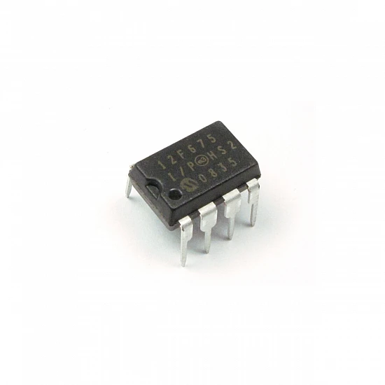 PIC12F675-I/P 8-Bit Flash Microcontroller 10-Bit ADC DIP-8