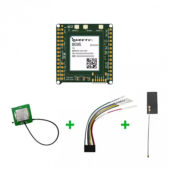 Quectel BG95-M3 QuecPython Evaluation Board with GNSS Positioning Antenna