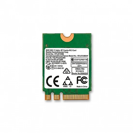 Realtek RTL8723BE 2.4G Wi-Fi & Bluetooth 4.0 Half Mini PCIe Card