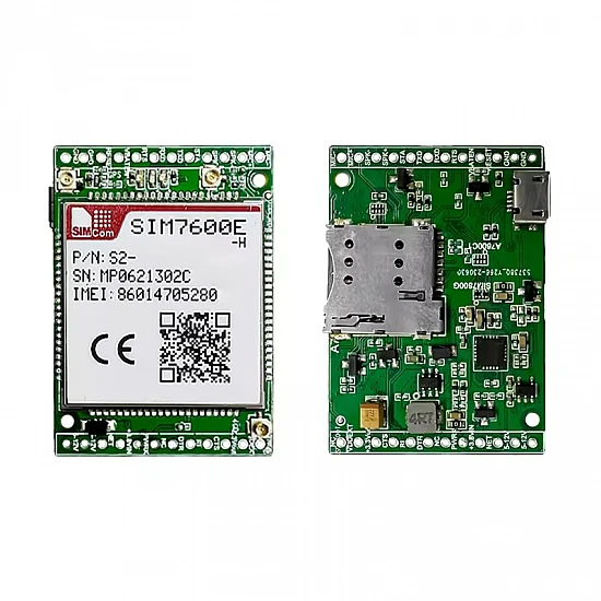 SIM7600CE-T 4G LTE Development Board - Full Network Support with GNSS