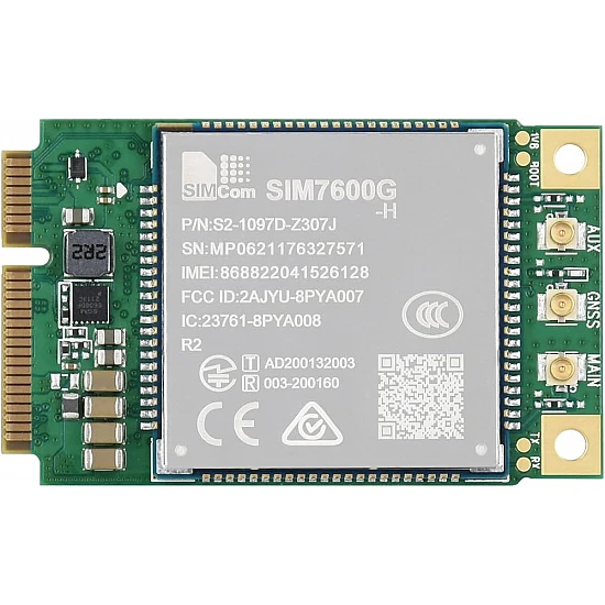 SIM7600G-H MINIPCIE LTE Module 4G module