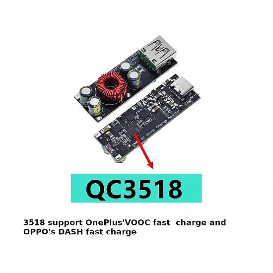 Single-Channel SW3518 Fast Charging Module - 100W Full Protocol DC-DC Buck