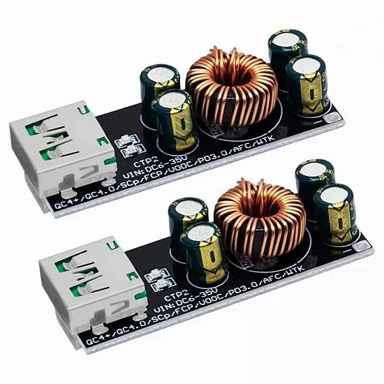 Single-Channel SW3518 Fast Charging Module - 100W Full Protocol DC-DC Buck
