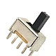 SS-12D07 1P2T 3-Pin Vertical Toggle Switch with Fixed Legs