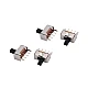 SS-12D07 1P2T 3-Pin Vertical Toggle Switch with Fixed Legs