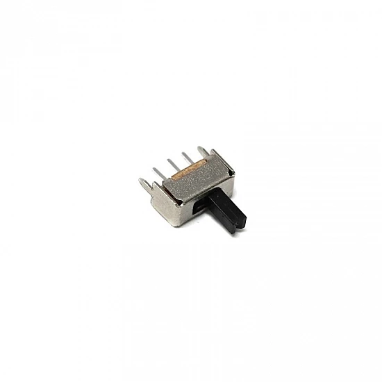 SS-12D07 1P2T 3-Pin Vertical Toggle Switch with Fixed Legs