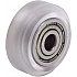 Transparent Polycarbonate V-Wheel with High-Precision MR115 Bearing for 2020 Profile